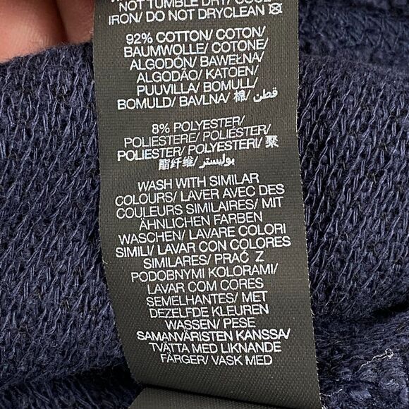 Sweaty Betty Sweatshirt Womens Navy US 8-10 Boucle Funnel Neck Cropped Pullover - Picture 8 of 16